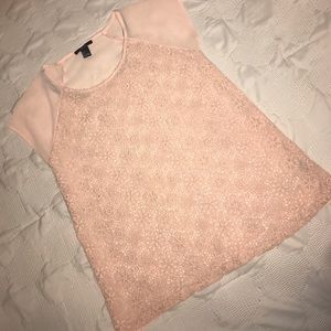 Forever 21 floral lace blouse